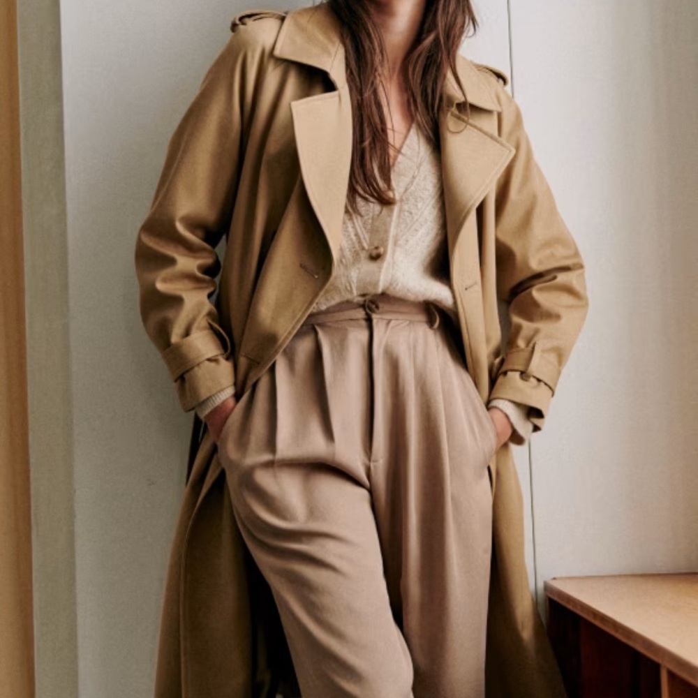 Sezane Scott Trench-NWT